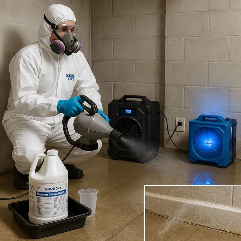 Sanitization and Odor Removal process in Stony Point, MI
