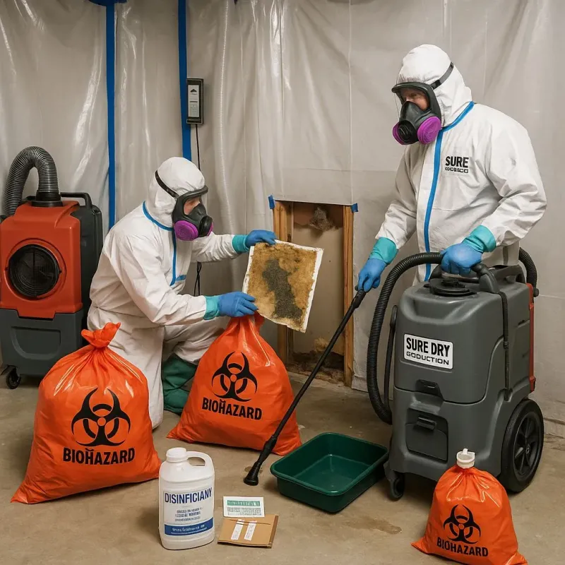 Contaminated Water Handling Protocols process in Stony Point, MI