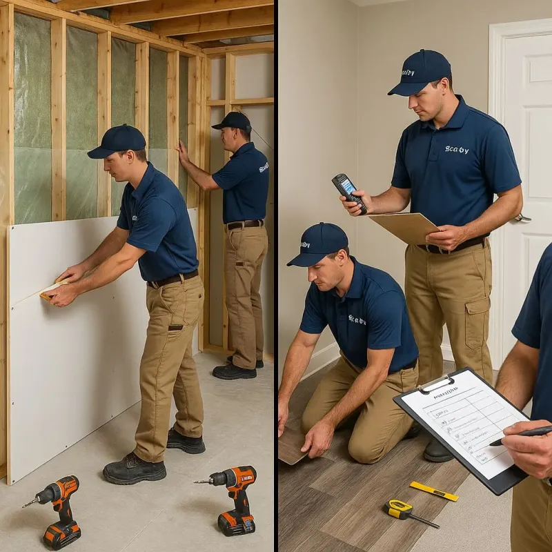 Repairs and Reconstruction process in Stony Point, MI